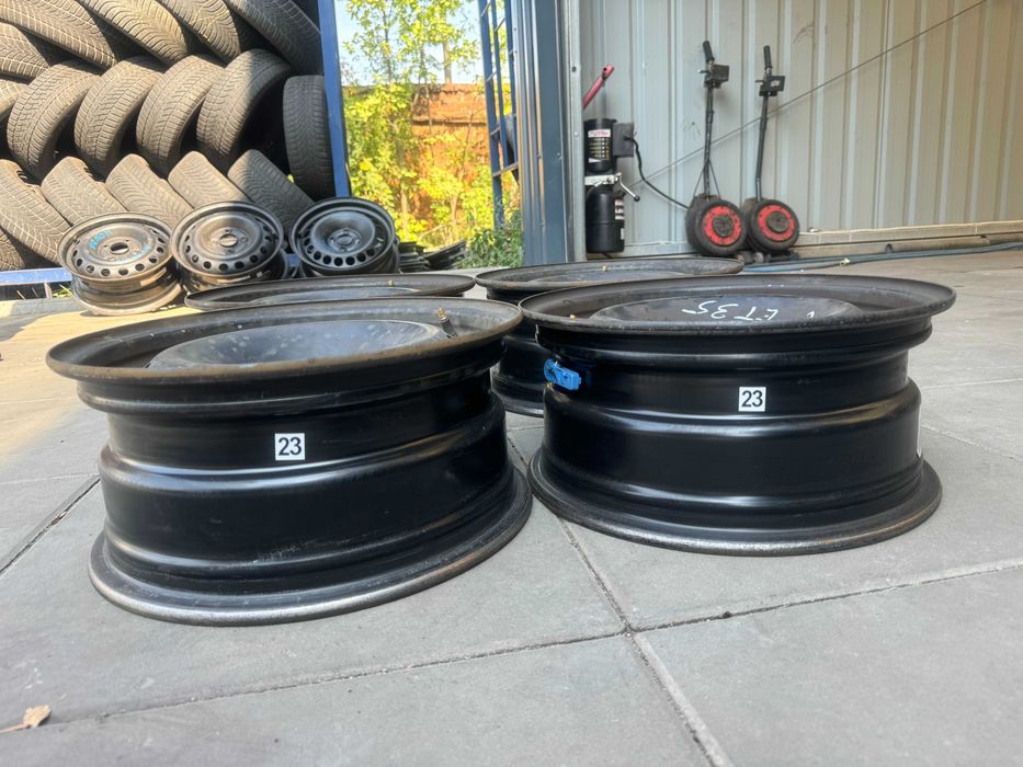 Felgi stalowe 6.5Jx15H2 ET35 5x110 z czujnikami TPMS Opel Astra Zafira