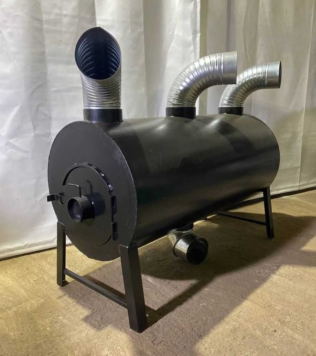 • 560 м2! 6 мм! Печь Буржуйка Теплогенератор Булерьян (Булер'ян)