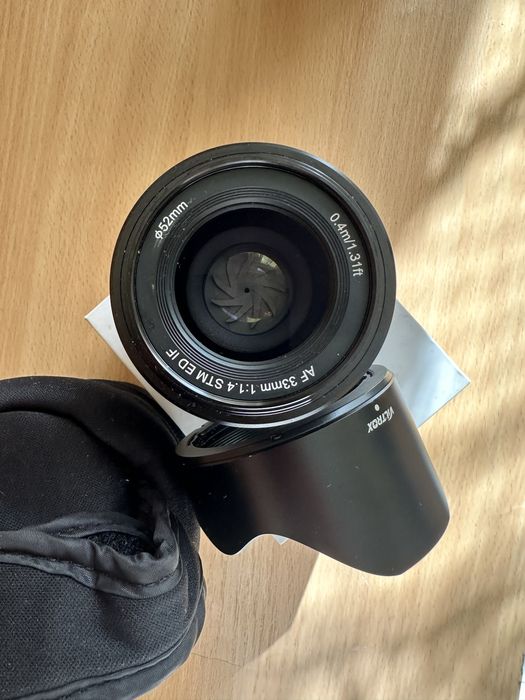 Об'єктив VILTROX 33mm f/1.4 EF-M , обєктив для Canon M50