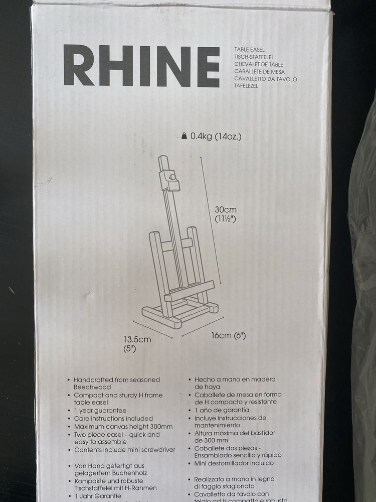 Cavalete de mesa Rhine