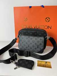 Torebka listonoszka Louis Vuitton Trio premium bag monogram 3w1 LV