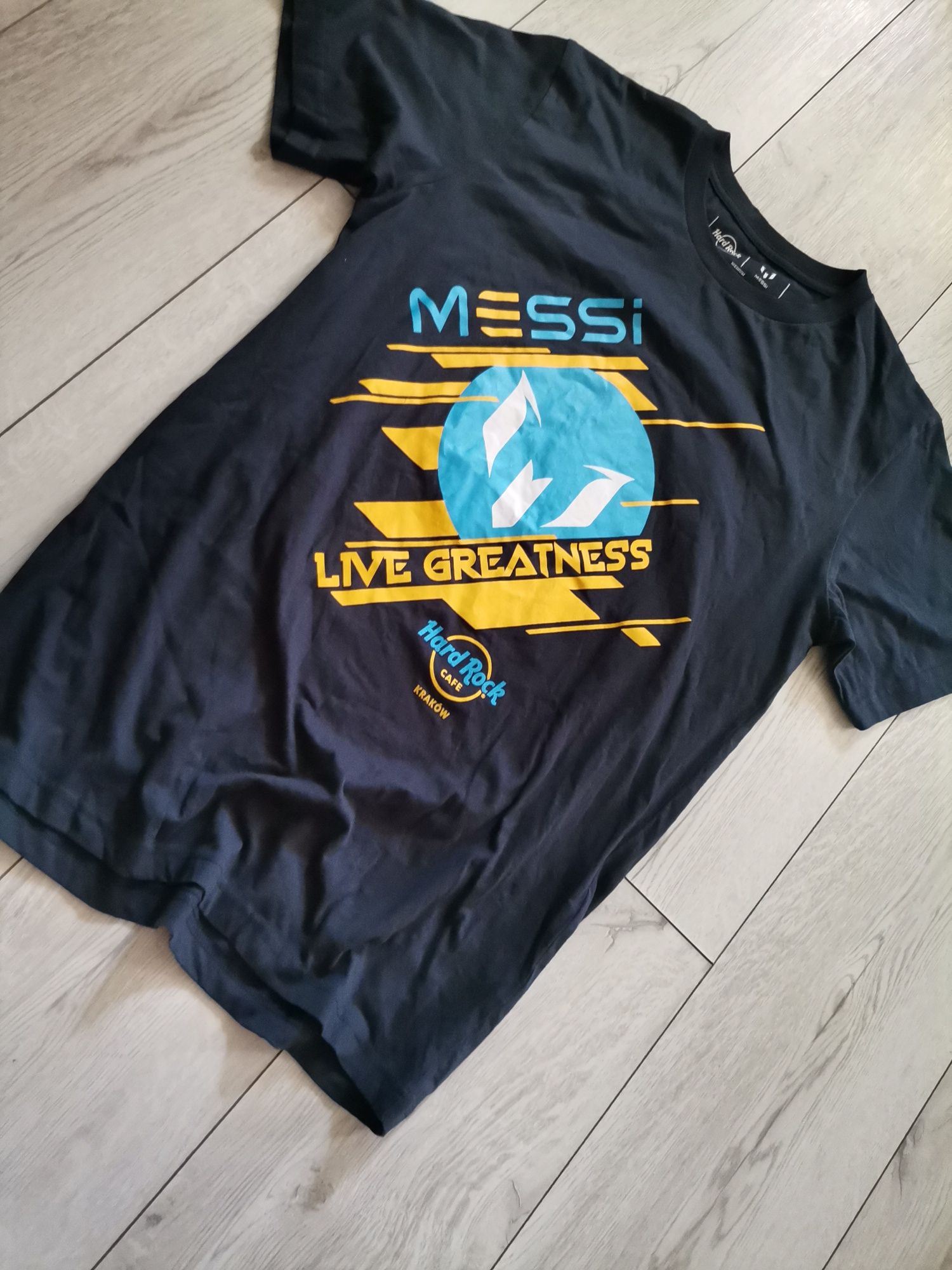 Koszulka Hard rock Cafe Messi 10 M T-Shirt sport lego piłka nożna