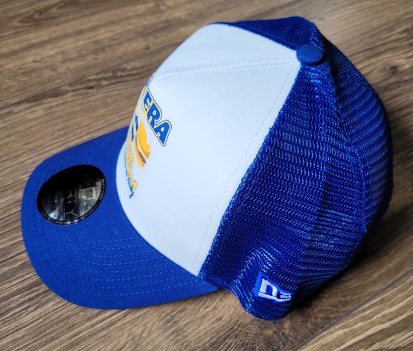 czapka z daszkiem New Era Trucker Food american mustard burger NOWA