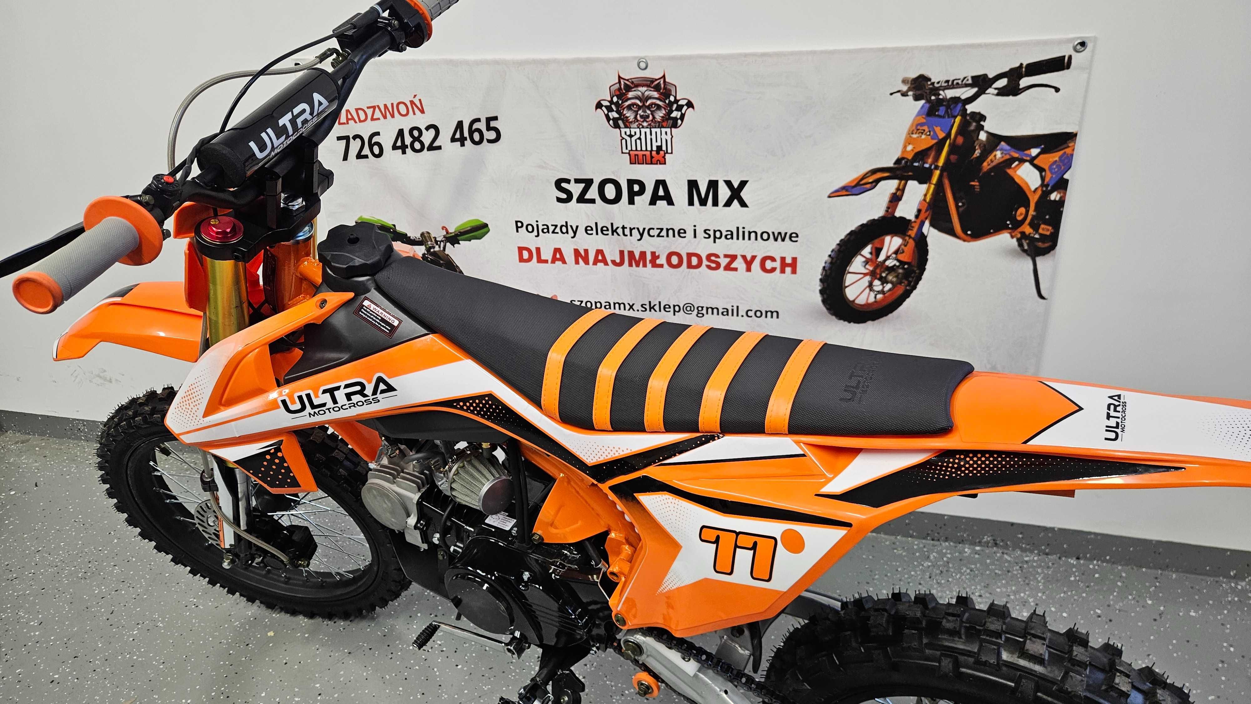 Cross spalinowy Ultra 125cc PIT BIKE 17/14 - KTM 110 MRF 140 -RATY