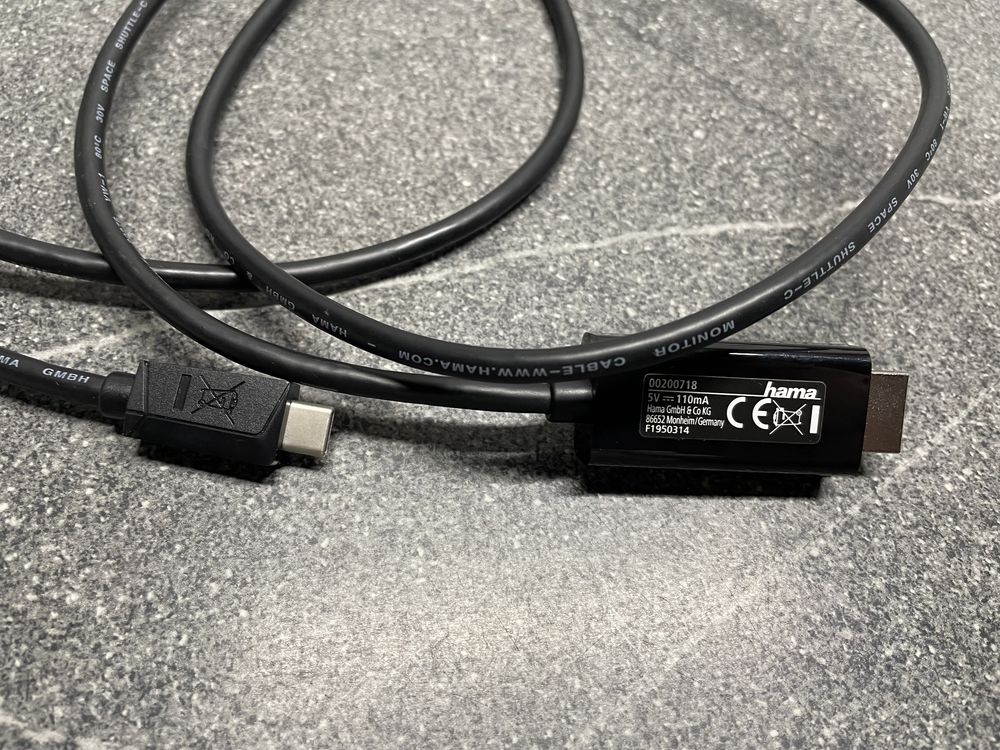 USB-C to HDMI cable HAMA