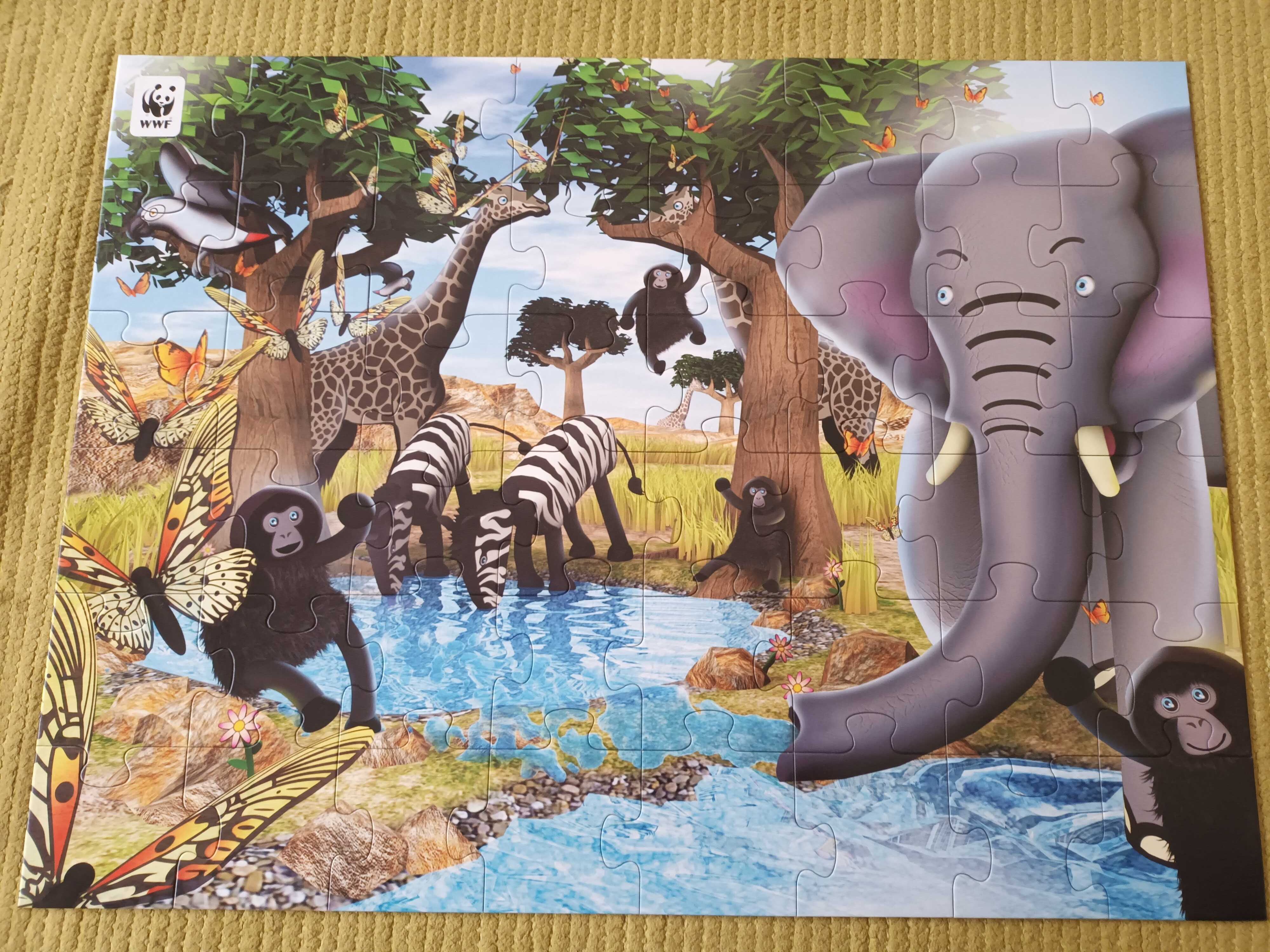 Puzzle Animais África - WWF