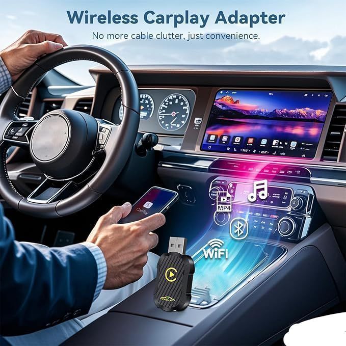 Bezprzewodowy Adapter Carplay 2024 Ulepszony