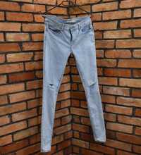 Levi's 710 super skinny Jasnoniebieskie jeansy super stan W29 L32