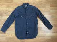 Рубашка Levis джинсовая мужская синего цвета, размер S/M