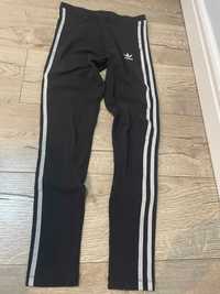 Legginsy "Adidas" dziewczęce czarne, rozm. 152cm