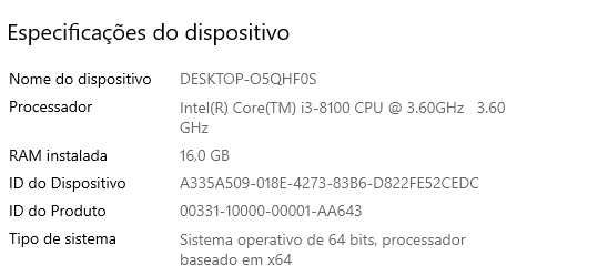Processador i3 8100