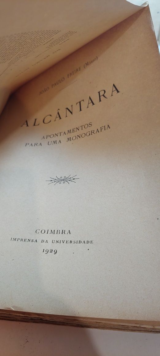 Alcântara, Apontamentos para uma Monografia - João Paulo Freire (1929)