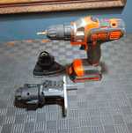 Шуроповерт многофункционал Black+Decker + лобзик + шлифмашина MultiEVO
