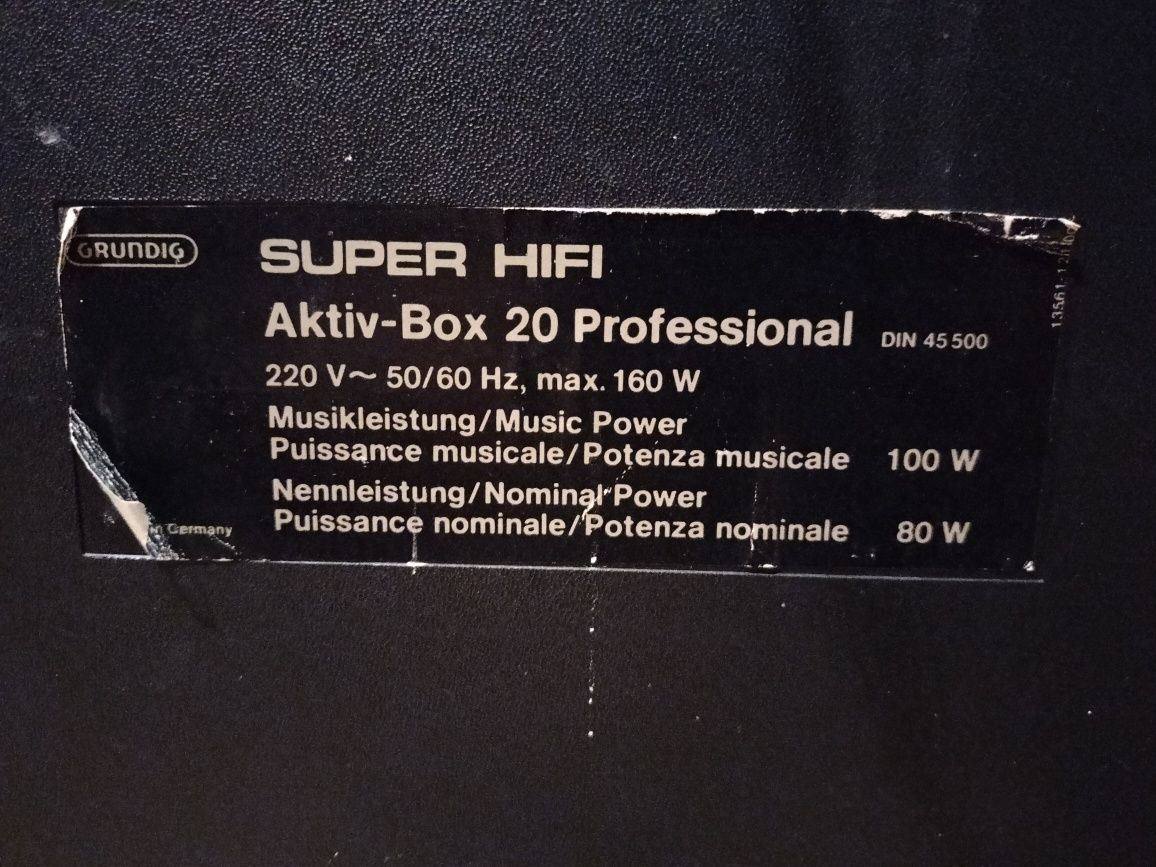 Grundig Aktiv-Box 20 kolumny aktywne