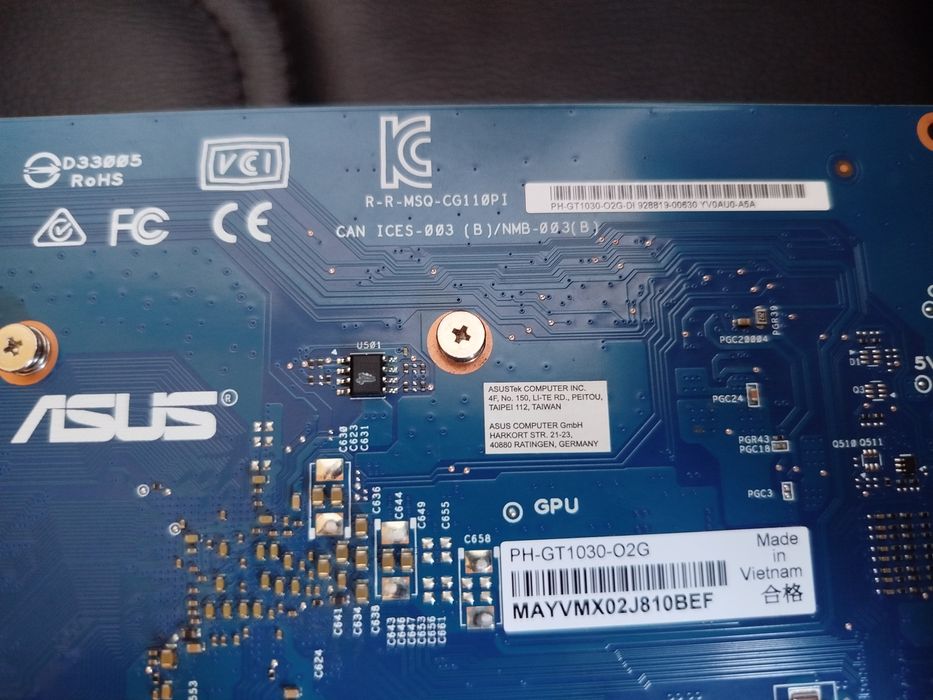Відеокарта Asus 1030 GT 2Gb