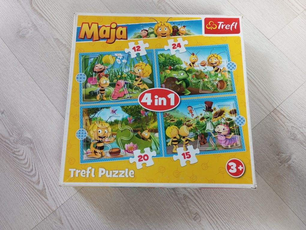 Puzzle pszczółka Maja 4w1