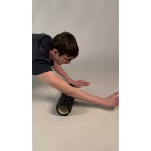 Roller joga - wałek do masażu (czarny)