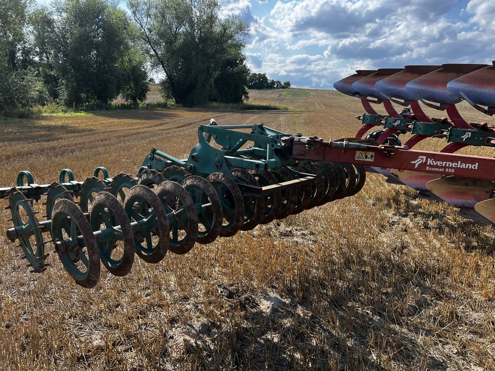 Kverneland ecomat 650 7 skib packomat pług lemlen kuhn