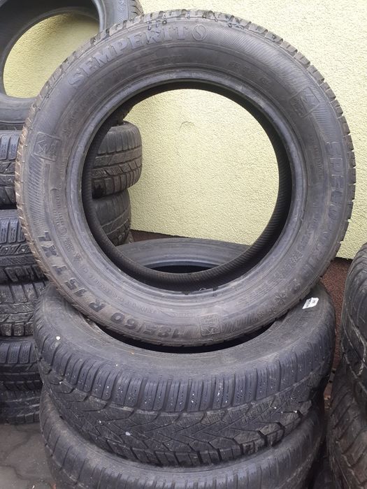 4x Semperit 185x60R15 88T zimowe 6mm