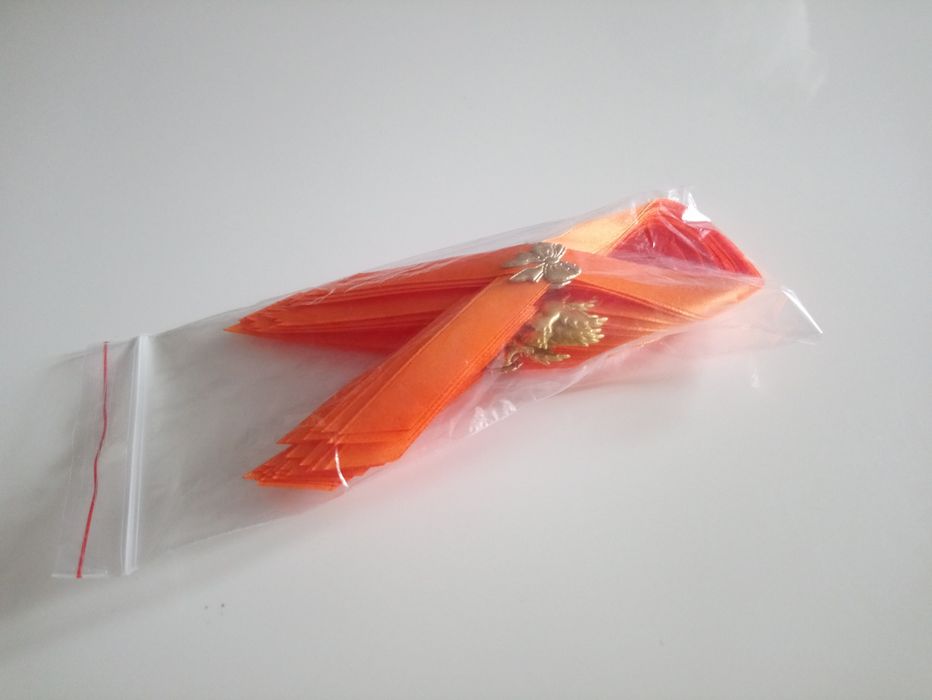 Komplet 26 zawieszek na wódkę weselną / kotylionów dla gości, NOWY!