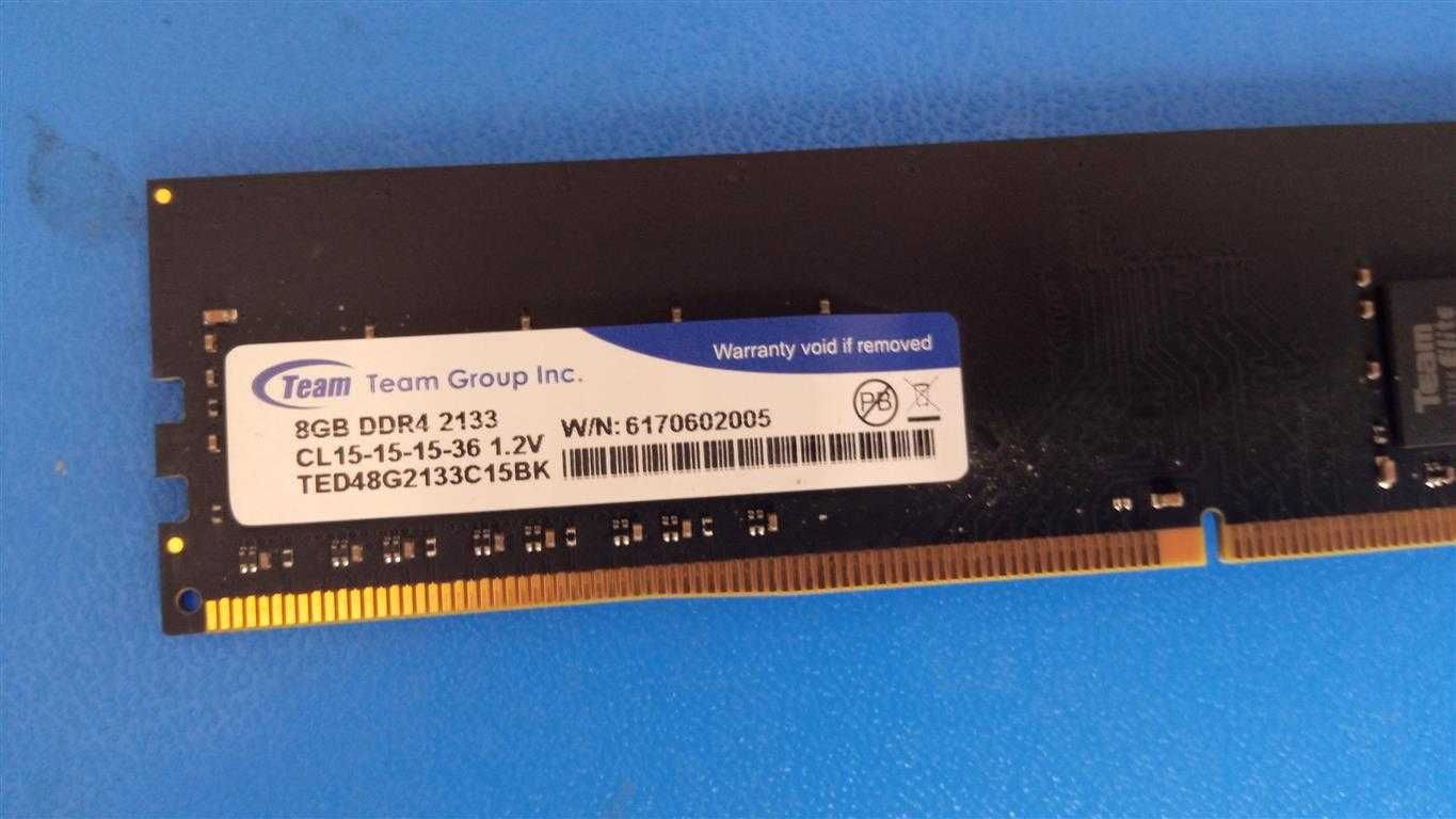 Оперативная память TEAM 8GB-DDR4/2133Mhz