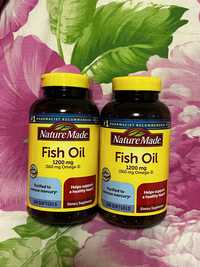 Розпродаж!Омега-3, Nature Made Fish Oil 1200mg (360 мг Omega-3) із США