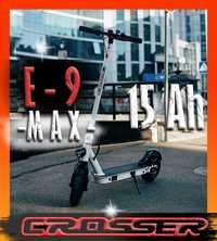 Электросамокат Crosser E9 MAX 600W, 36V, 15A 10' До 50 км 2024г Черный