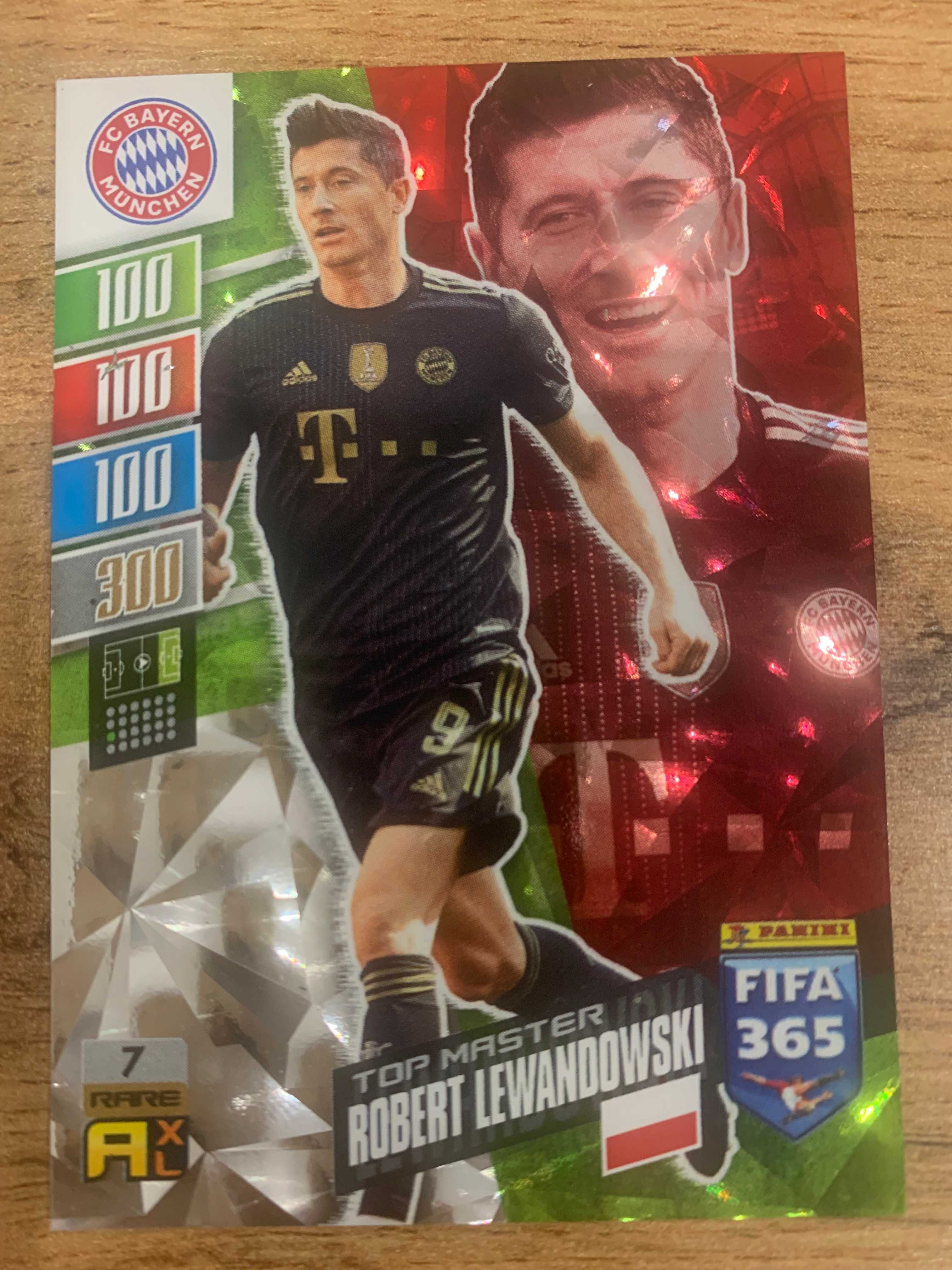 Fifa 365 fifa 2022 Adrenalyn XL karta rare Lewandowski numer 7