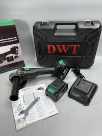 Бесщеточная болгарка DWT AWSP-20-125 DN-4 BMC Аккумулятор 4 Ач - 2 шт