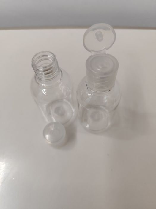 40 frascos PET 50ml – novos, com envio incluído