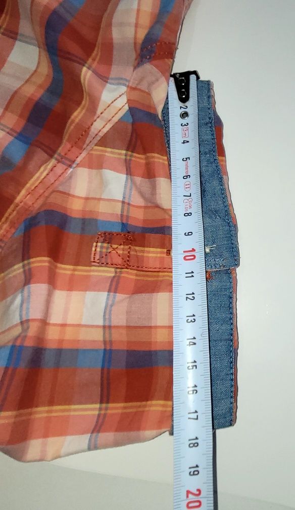 Jack&Jones Corp. Koszula męska na lato bawełna kratka