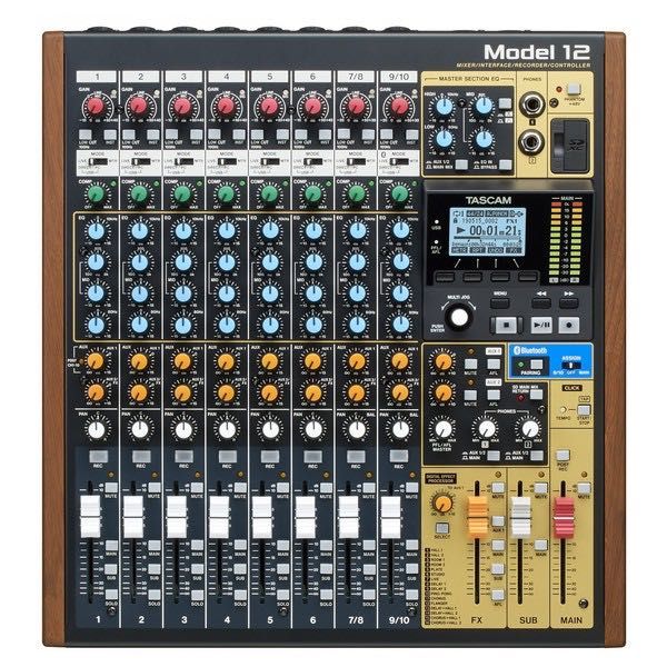 Tascam Model 12 – Mixer e Interface de Áudio