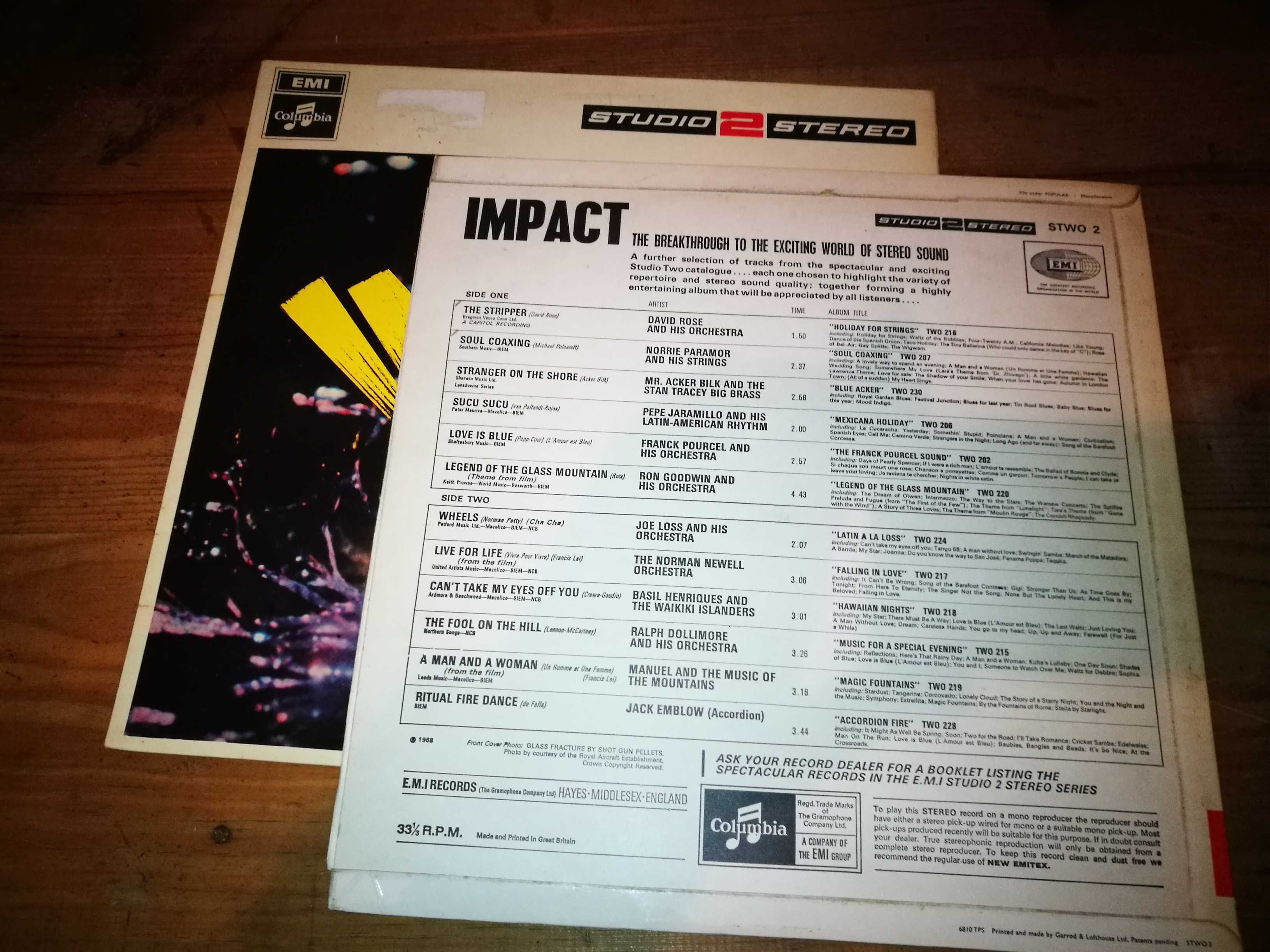 VARIOS (Easy Listening – JAZZ) - Impact LP