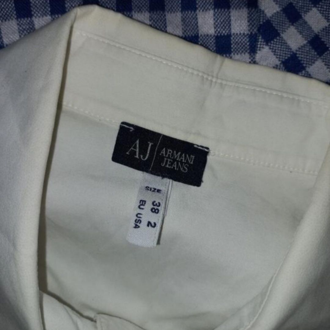 Блуза біла від armani jeans