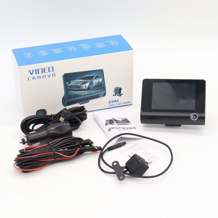 Автомобільний відеореєстратор на 3 камери Full HD, XH202/319