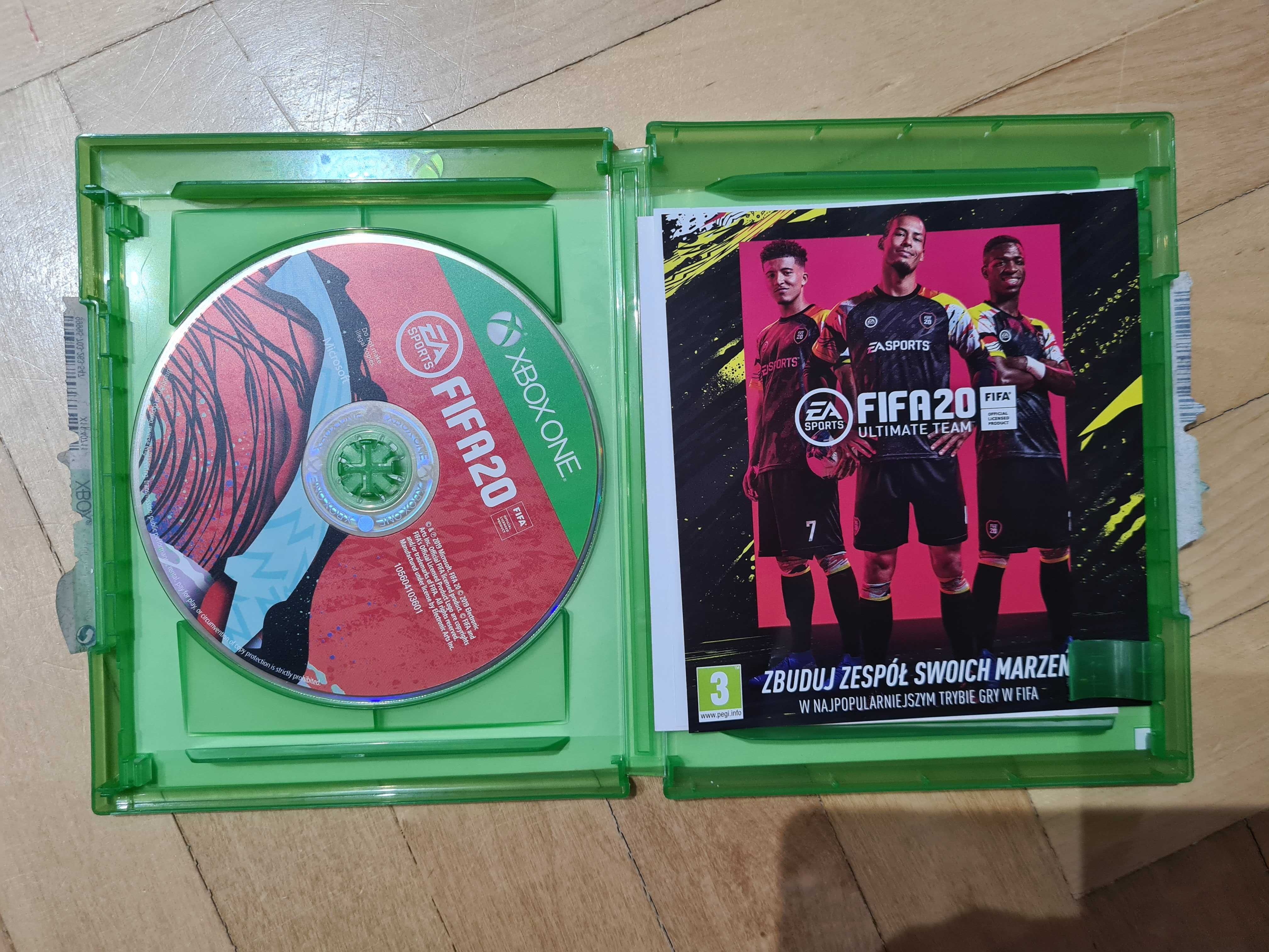 FIFA 20 Gra XBOX ONE (Kompatybilna z Xbox Series X) wersja pudełkowa