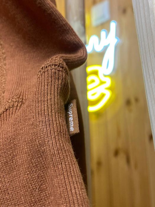 (S-XL) Худі Supreme Box Logo Hooded Sweatshirt (FW17) Rust