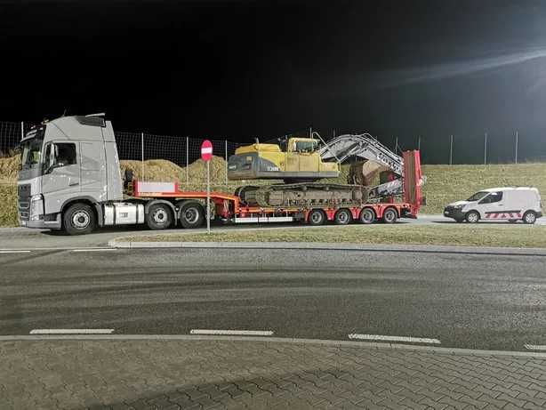 Transport Maszyn Budowlanych Rolniczych Niskopodwoziowy PL EU Tiefbett