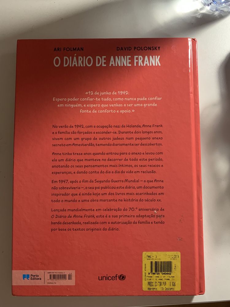 Livro: Diário de Anne Frank Bd