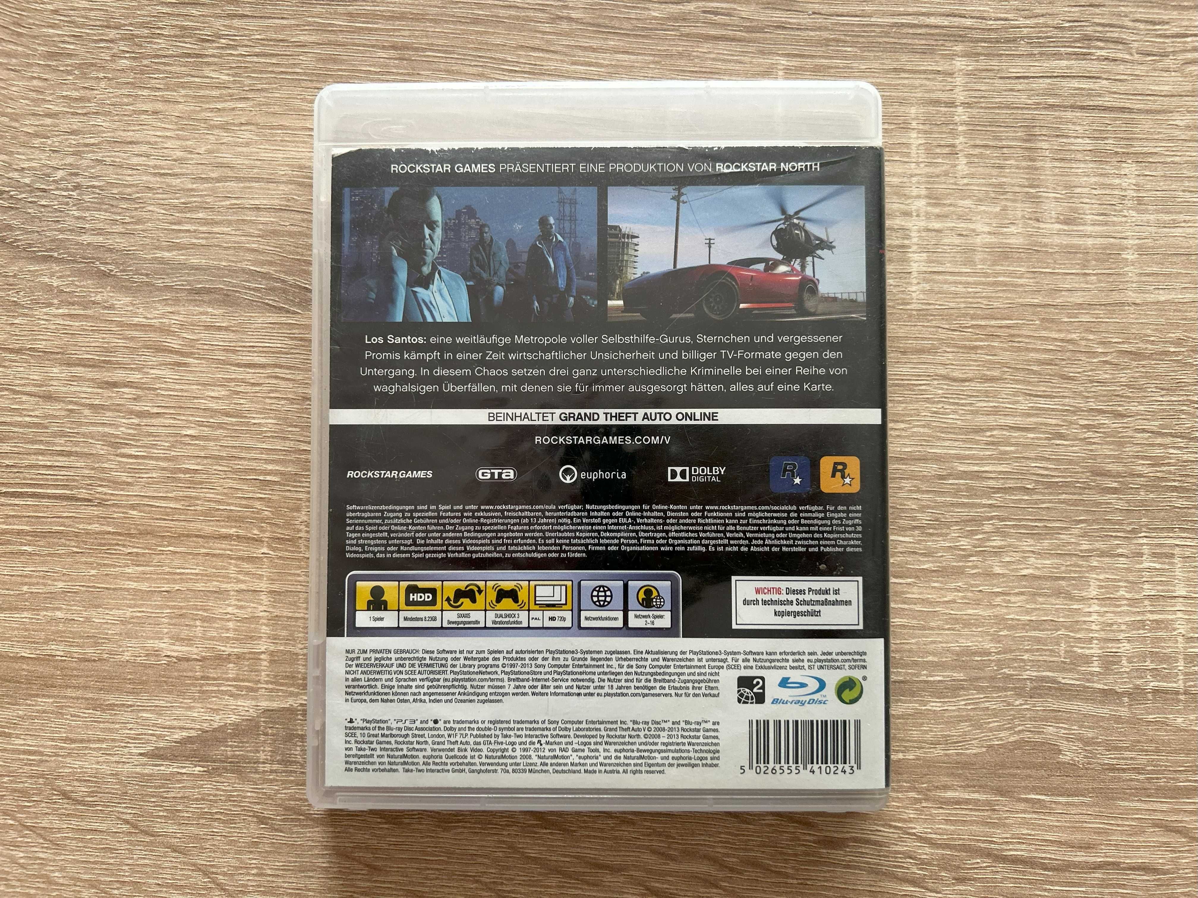 Grand Theft Auto V - PS3 - PL - stan Używany, sprawny 100%