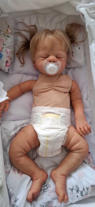 He's Asleep lalka silikon partial Reborn