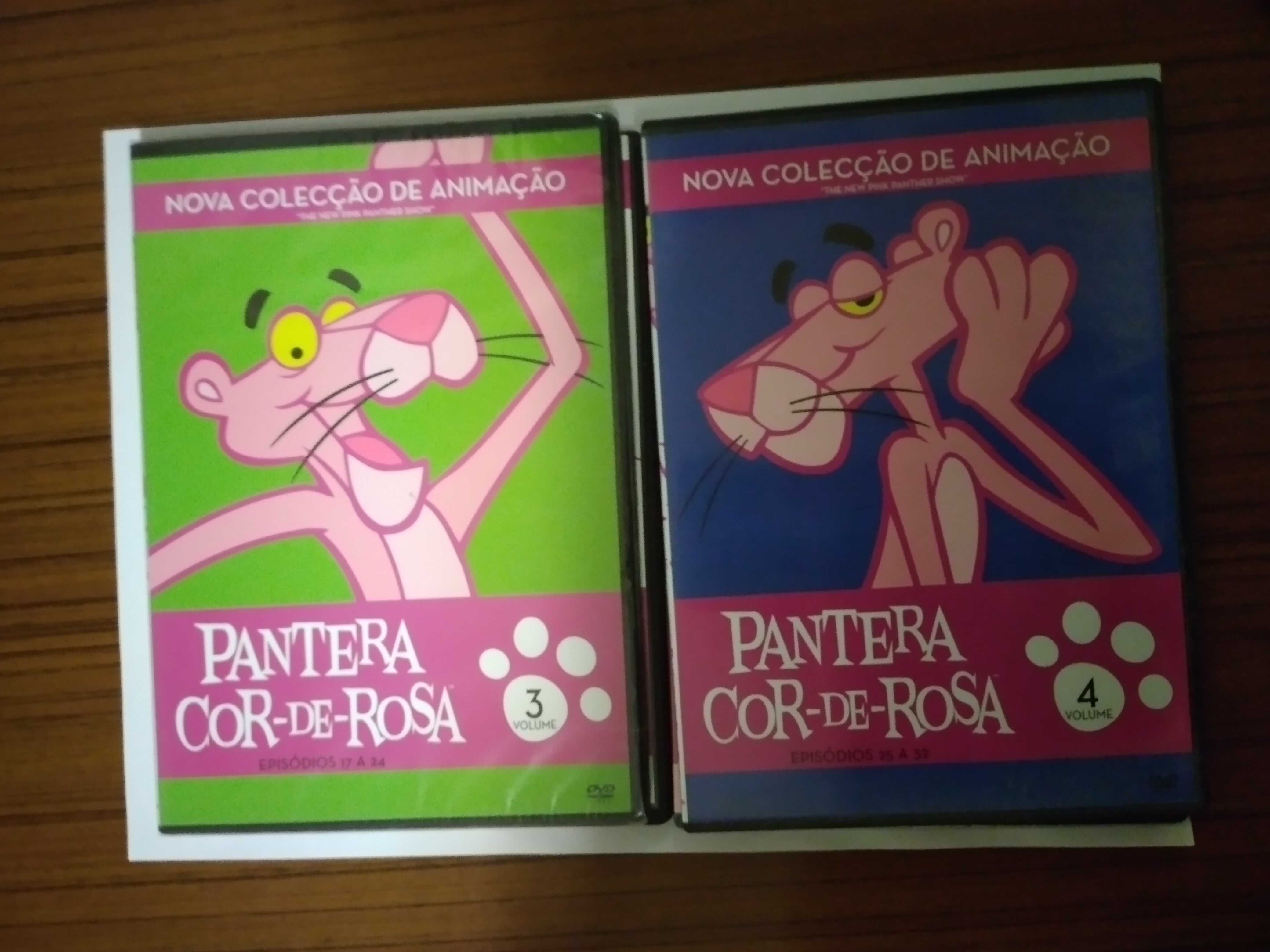 Coleção 10 DVD´s Pantera cor de Rosa