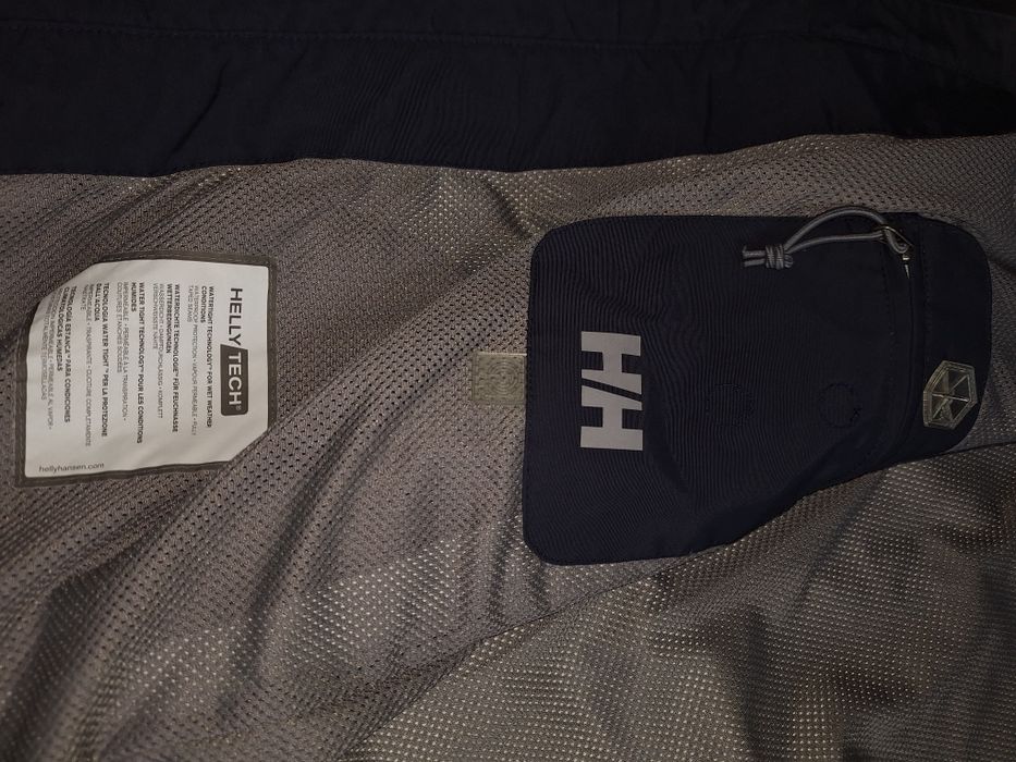 Helly Hansen Kurtka L żeglarska męska wodoodporna z kapturem odblaski