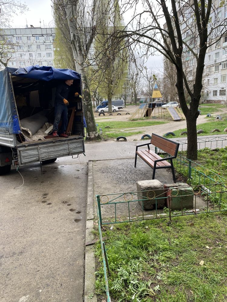 Вывоз хлама , демонтаж , очиска квартир , фасовка в мешки, ветки .
