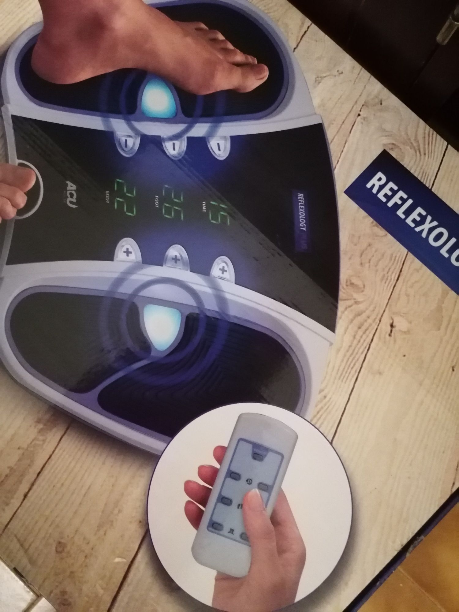 Reflexologia máquina nova com comando