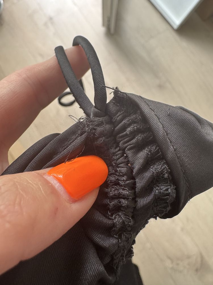 Sukienka mini midi àla satynowa satyna odkryte plecy wiązania oversize