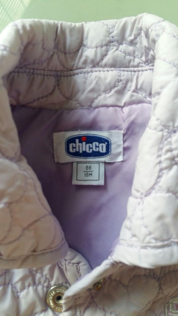 Весенняя куртка жилетка Chicco на девочку 86р.