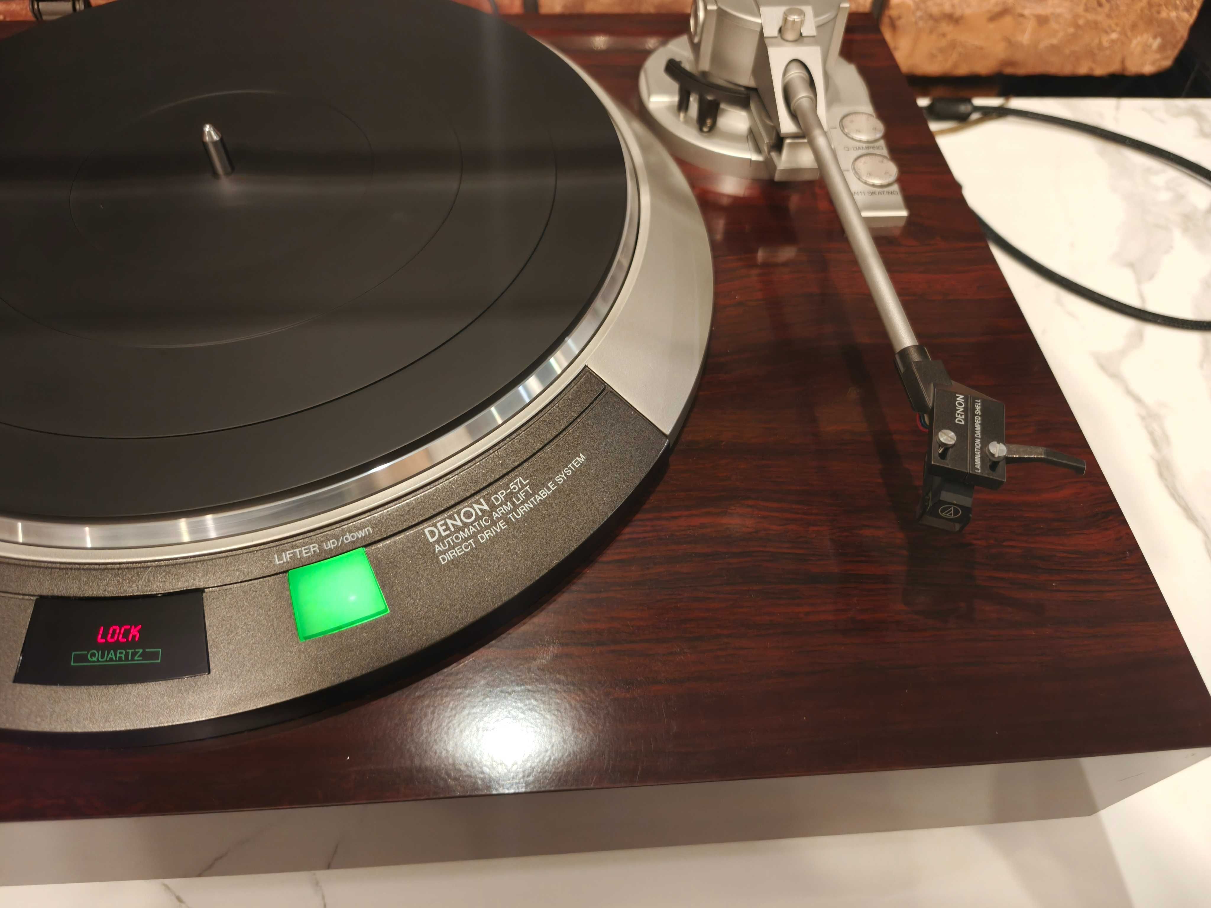 DENON DP-57 Audio Technica At-30 + drugie ramię i cięzarki!