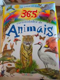 Portes grátis livro 365 curiosidades de animais