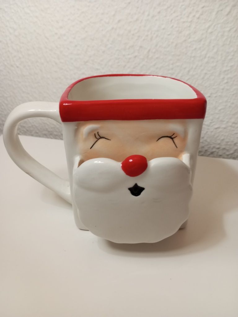 Caneca natal cerâmica